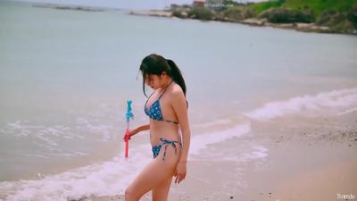 【精品洩密】女神（jena）戶外拍攝拾趣❤️甜美精緻臉蛋修長雪白美腿