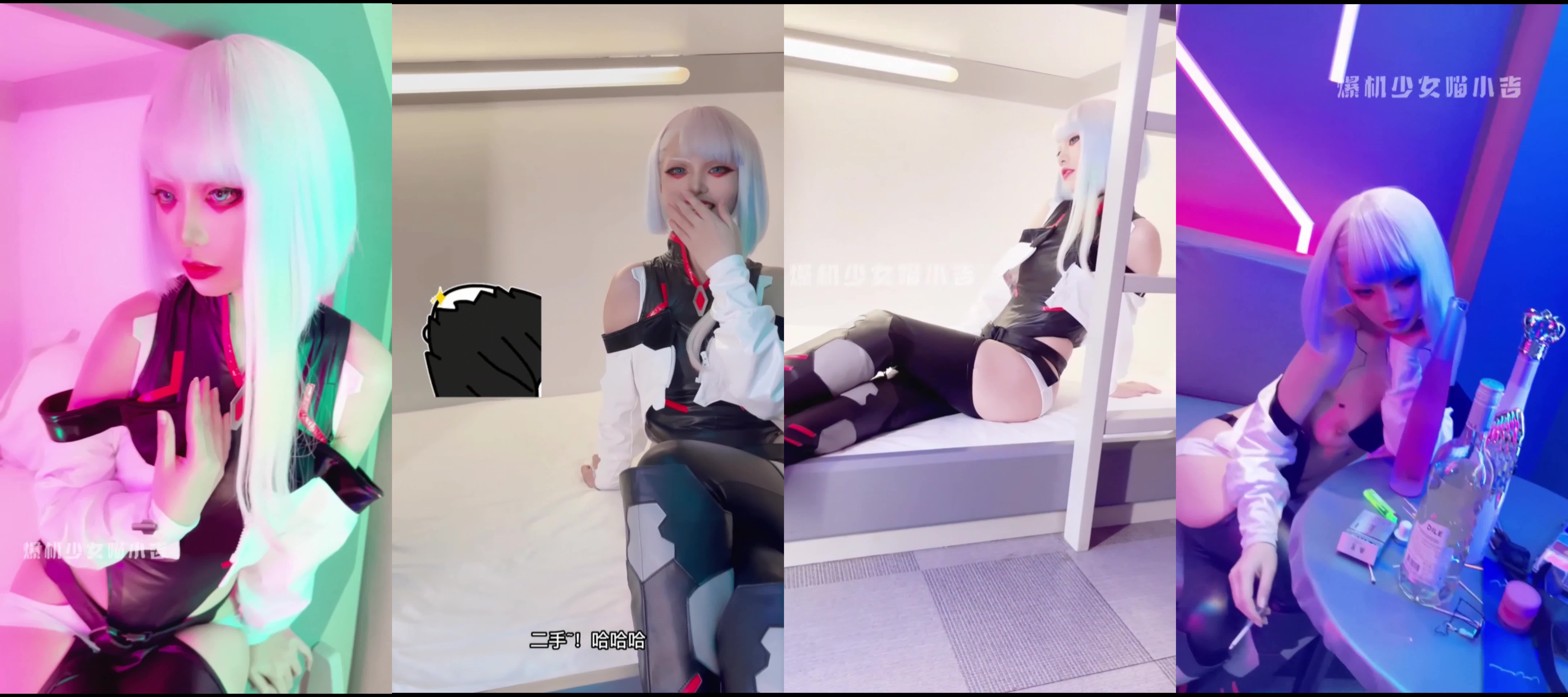 ✿Rare Show Face✿ High-end ACG Industry Goddess Explosive Machine Girl ▌Meow Xiaoji ▌Cyberpunk &quotEdge Walker&quot